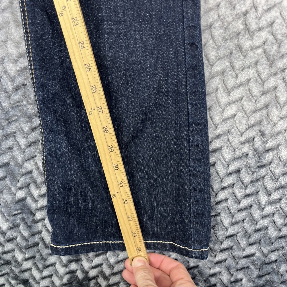 Ariat Real Denim Jeans Womens 30R Jocelyn Dark Wash Mid Rise Boot Cut 32x35" - Picture 10 of 12